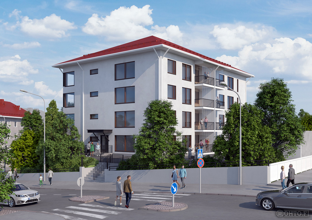 Commercial architectural 3D-visualisation 3/7.