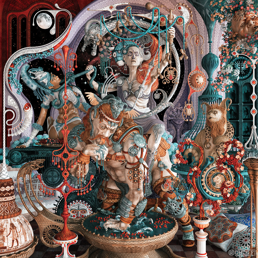 Harness the Night With Emperor Caligula, as 3D-portrait of the Roman emperor Caligula, made with 3ds Max and ZBrush.