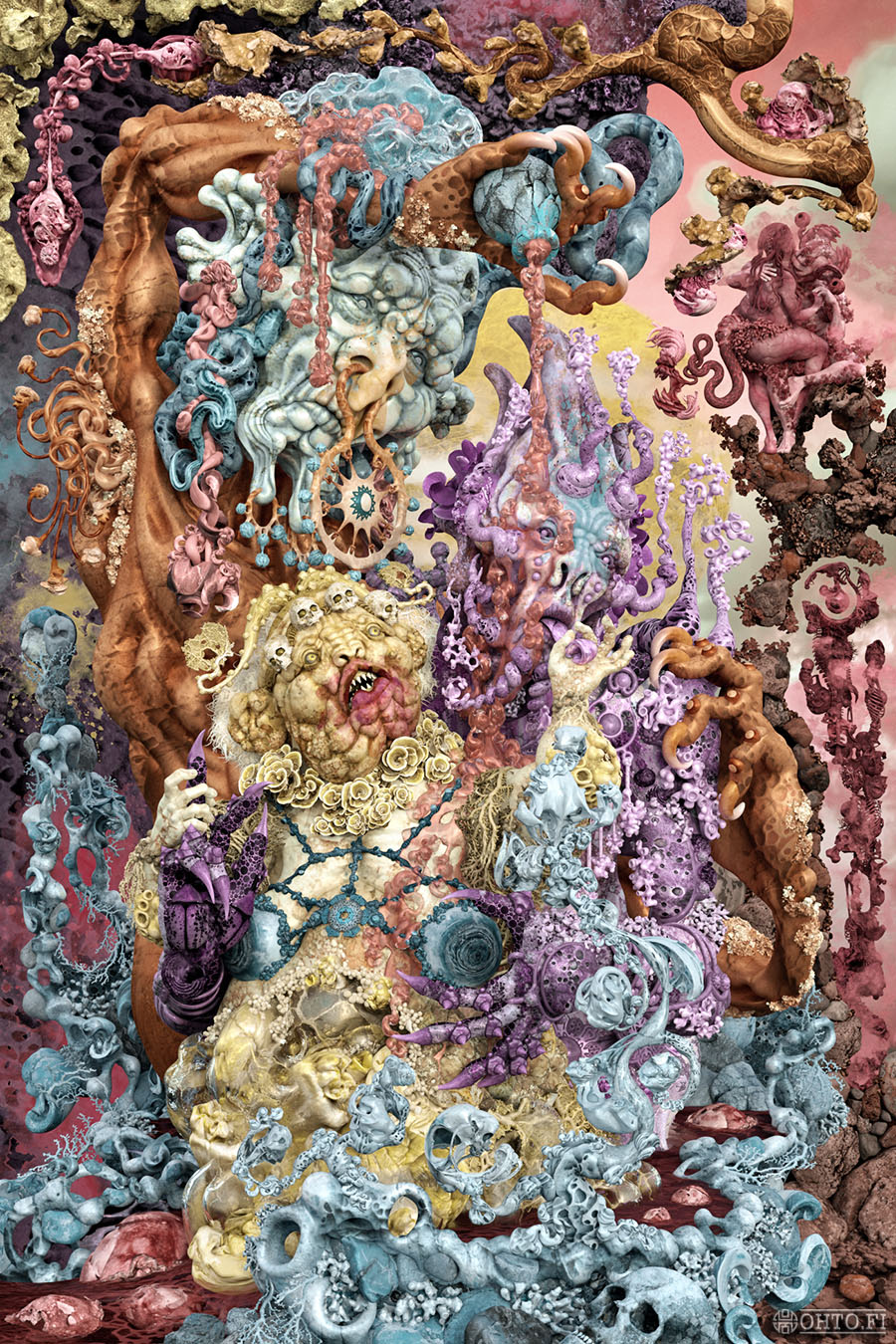 Sauron's Sanguine Saucepan, a 3D-illustration about Sauron's minions, made with 3ds Max and ZBrush.