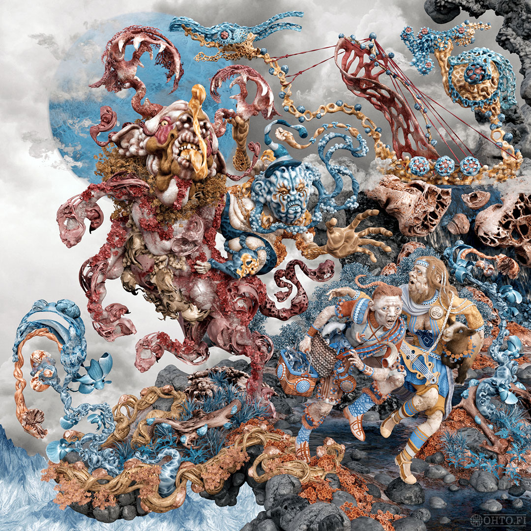 Her Windpipe Cancer Truly Resonates With Me, a 3D-illustration about cancer related fetish, made with 3ds Max and ZBrush.