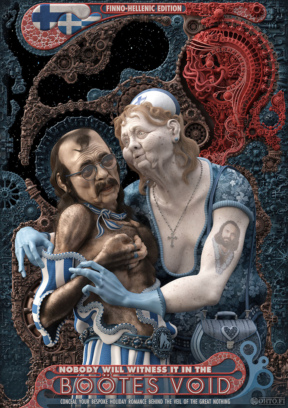 Nobody Will Witness It in the Botes Void, a fictional travel ad made with 3ds Max and ZBrush.